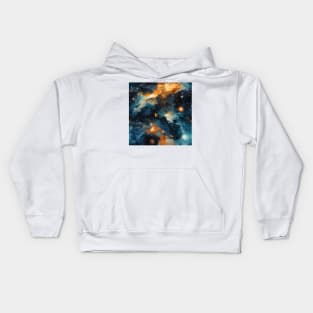 Van Gogh Starry Night Outer Space Pattern 13 Kids Hoodie